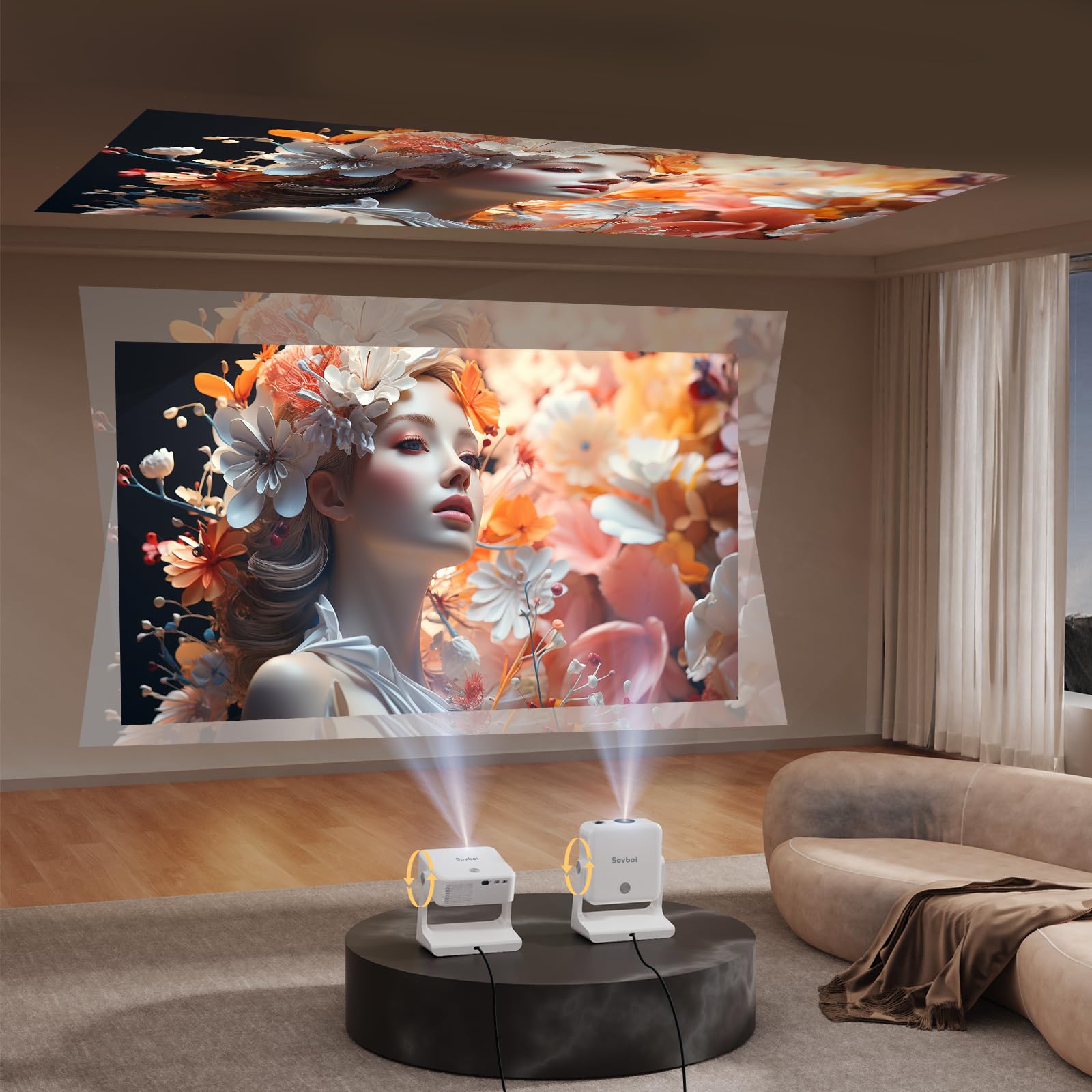 Amazon.co.jp: 【短焦点・Google TV搭載】プロジェクター 家庭用